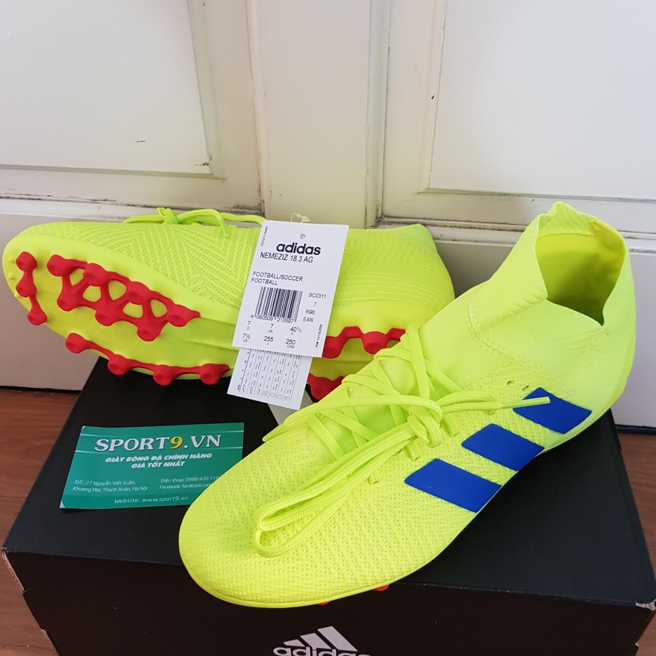 adidas Nemeziz 18.3 AG ch nh h ng s n c nh n t o t nhi n